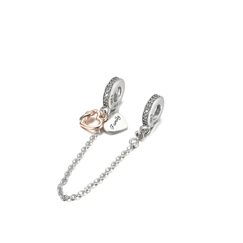 (obrázek pro) PANDORA Přívěsek Bezpečnostní Rodinné srdce - 789541C01 - Zobrazit 2
