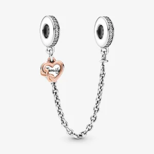 (obrázek pro) PANDORA Přívěsek Bezpečnostní Rodinné srdce - 789541C01