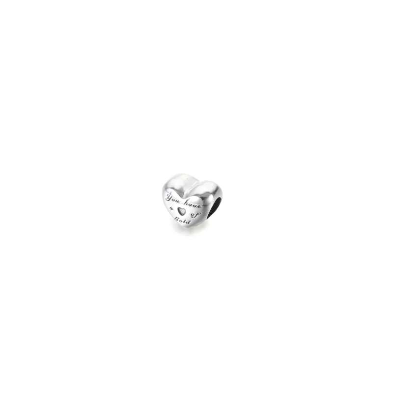 (obrázek pro) PANDORA Přívěsek Klenuté zlaté srdce - 799415C00 - Zobrazit 3