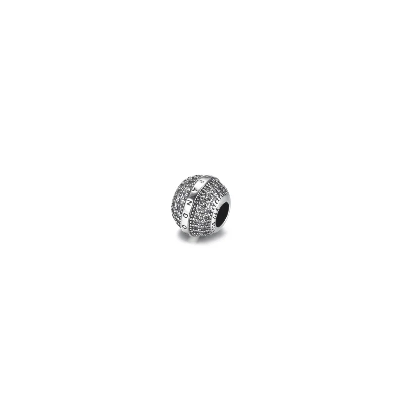 (obrázek pro) PANDORA Přívěsek Pavé a logo - 799489C01 - Zobrazit 2