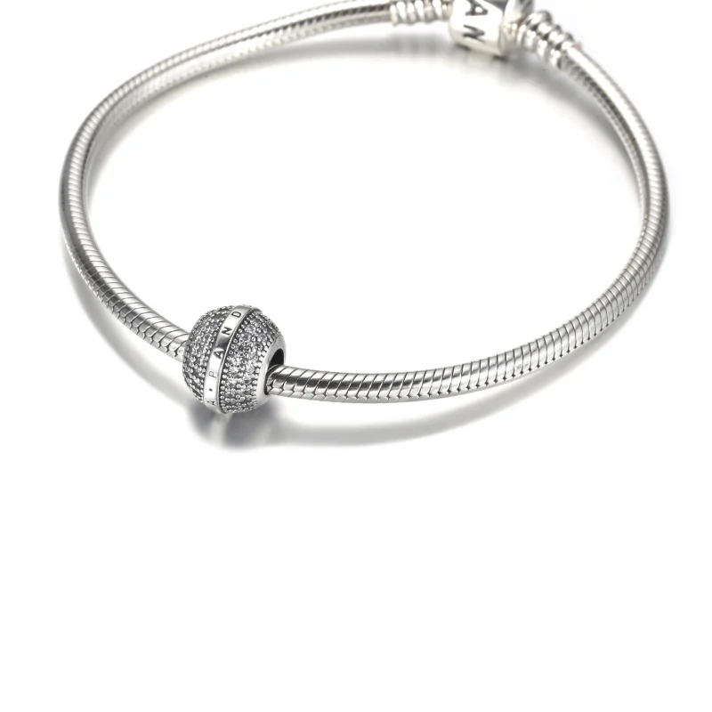 (obrázek pro) PANDORA Přívěsek Pavé a logo - 799489C01 - Zobrazit 5