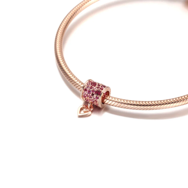 (obrázek pro) PANDORA Přívěsek Pavé Od ruky Sud se srdcem - 789548C01 - Zobrazit 5