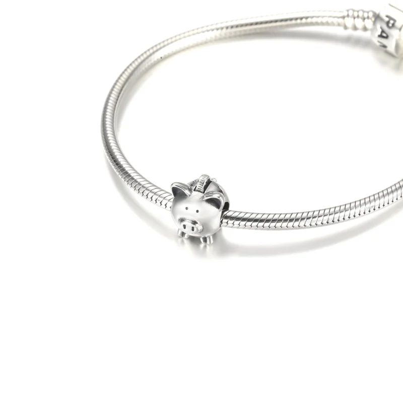 (obrázek pro) PANDORA Přívěsek Roztomilé prasátko - 799549C00 - Zobrazit 5