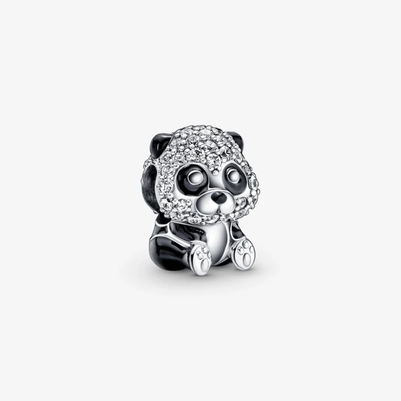 (obrázek pro) PANDORA Přívěsek Třpytivá roztomilá panda - 790771C01