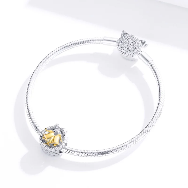 (obrázek pro) Pandora styl Stříbrný Vánoční zvonek Charm - SCC1358 - Zobrazit 4