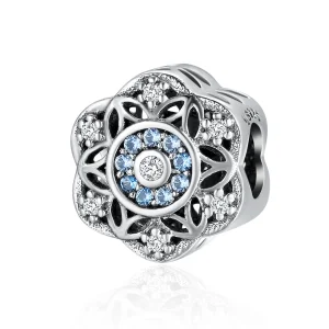 (obrázek pro) Pandora Style Stříbrný Romantický sněhový vločka Charm - SCC247