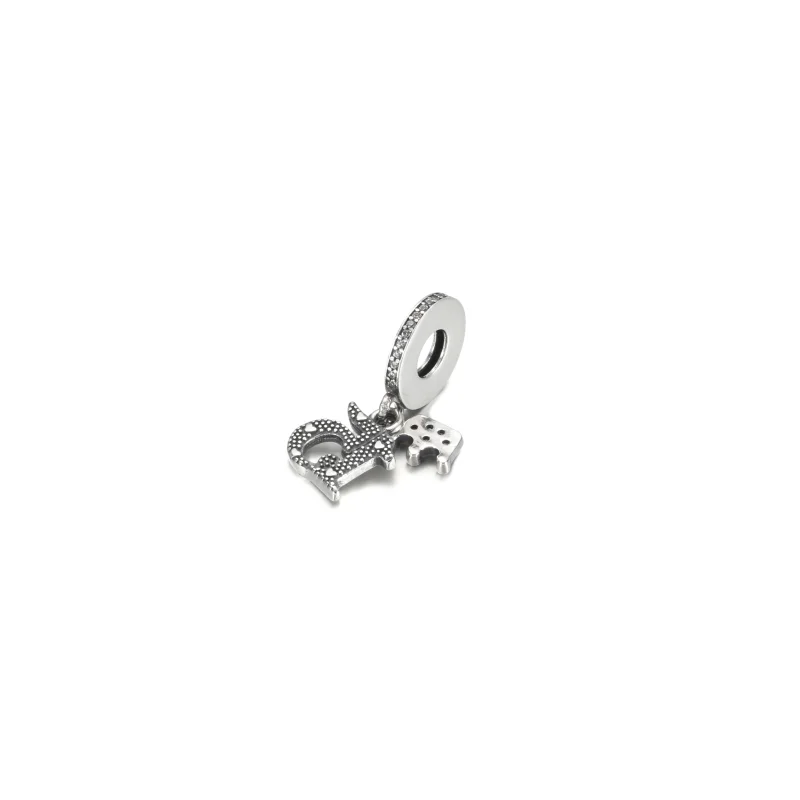 (obrázek pro) PANDORA Visací přívěsek 15. narozeniny - 799540C01 - Zobrazit 4