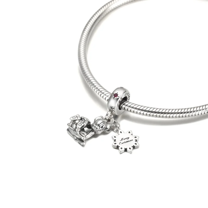 (obrázek pro) PANDORA Visací přívěsek Disney Bambi a Dupík - 799647C01 - Zobrazit 5