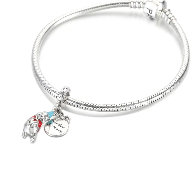 (obrázek pro) PANDORA Visací přívěsek Disney Narozeninový Medvídek Pú - 799385C01 - Zobrazit 5