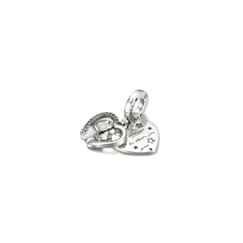 (obrázek pro) PANDORA Visací přívěsek Kočky a srdce - 799546C01 - Zobrazit 2
