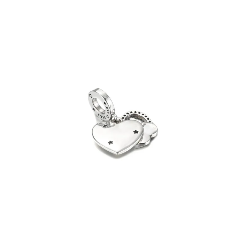 (obrázek pro) PANDORA Visací přívěsek Kočky a srdce - 799546C01 - Zobrazit 4