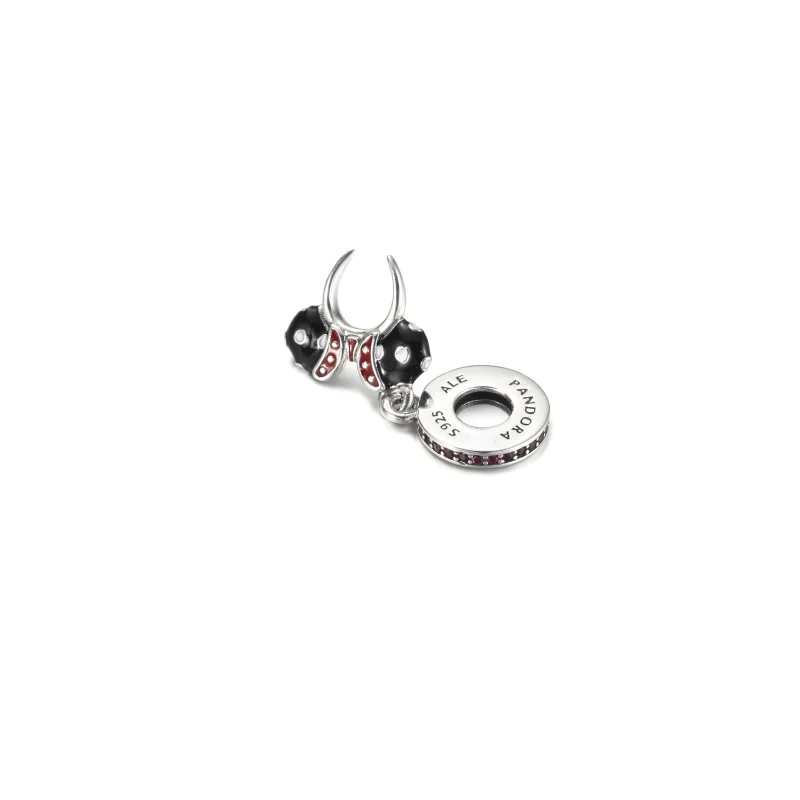 (obrázek pro) PANDORA Visací přívěsek Minnie Mouse Černá a bílá ušní čelenka - P400942464791 - Zobrazit 4