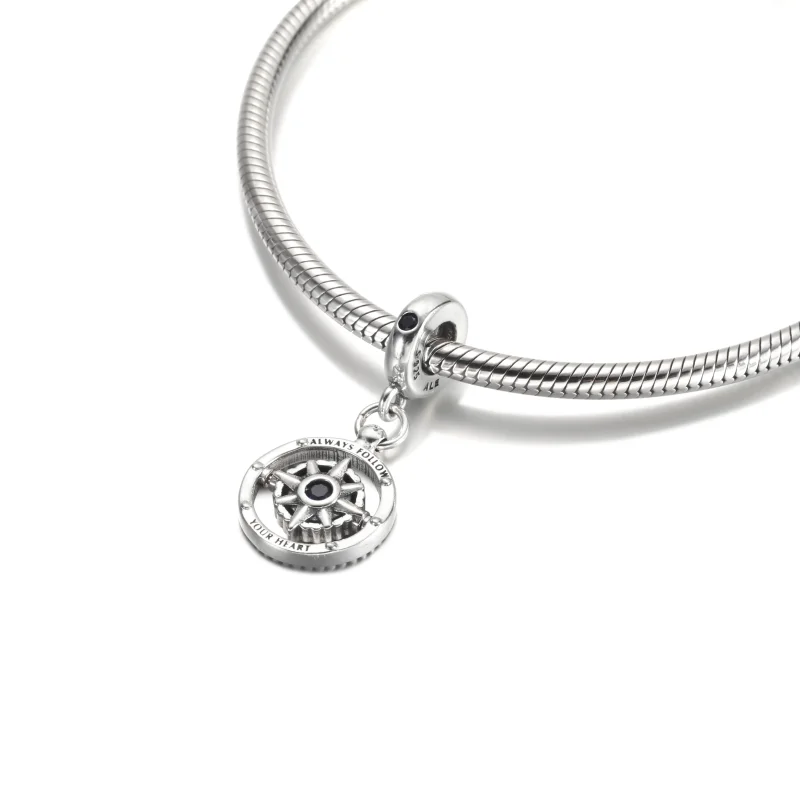 (obrázek pro) PANDORA Visací přívěsek Otáčecí kompas - 790099C01 - Zobrazit 5