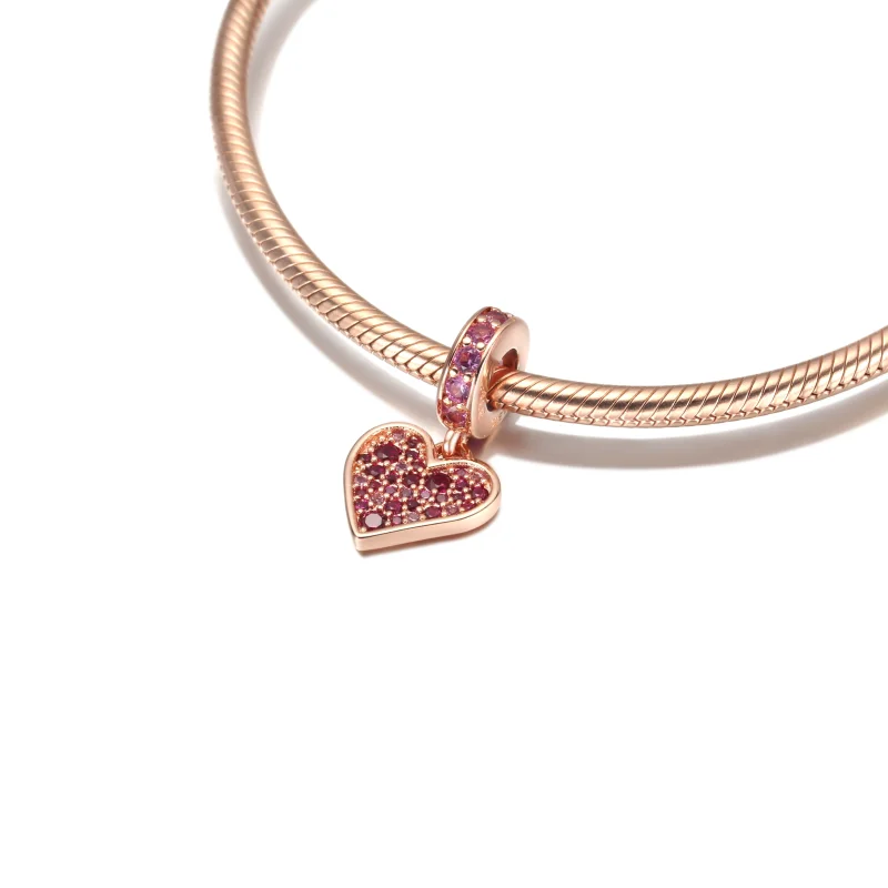 (obrázek pro) PANDORA Visací přívěsek Pavé Freehand Srdce - 789565C01 - Zobrazit 5