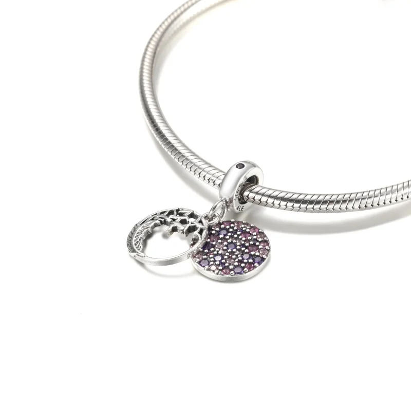 (obrázek pro) PANDORA Visací přívěsek Pavé pírko - 799561C01 - Zobrazit 5