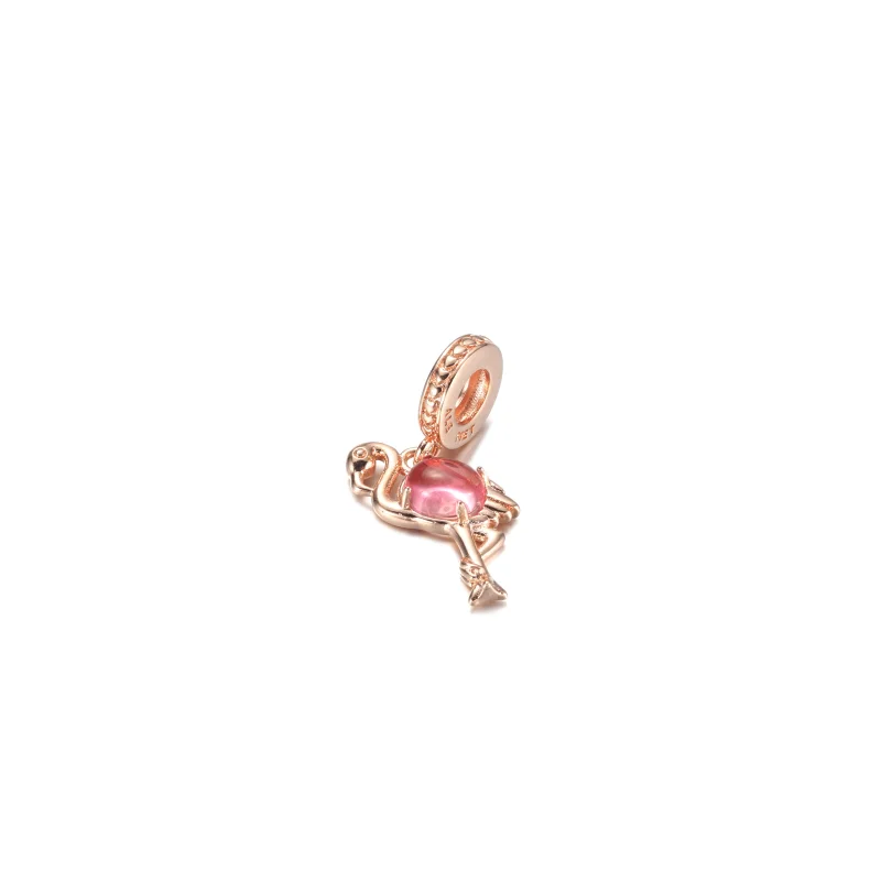 (obrázek pro) PANDORA Visací přívěsek Růžový plameňák s Murano sklem - 789431C01 - Zobrazit 2