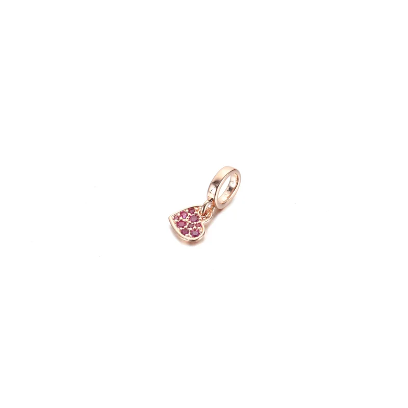 (obrázek pro) PANDORA Visací přívěsek Royal Purple Pavé Nakloněné srdce - 789404C03 - Zobrazit 2