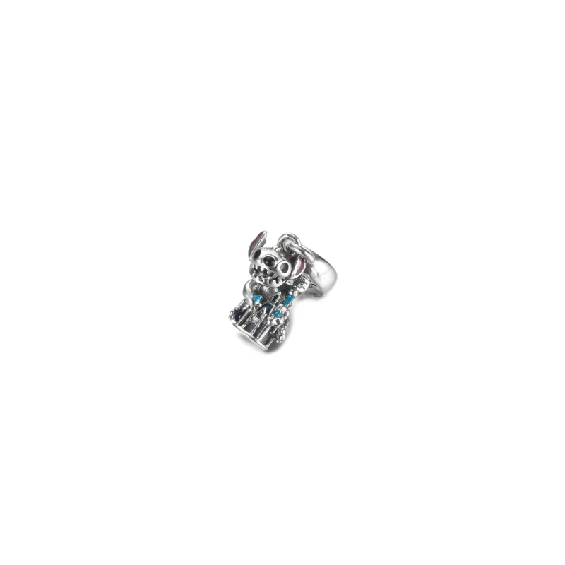 (obrázek pro) PANDORA Visací přívěsek Stitch a Fantasyland Castle Figural - P400942464807 - Zobrazit 2