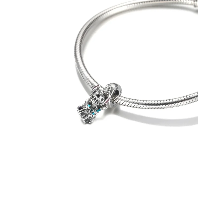 (obrázek pro) PANDORA Visací přívěsek Stitch a Fantasyland Castle Figural - P400942464807 - Zobrazit 5
