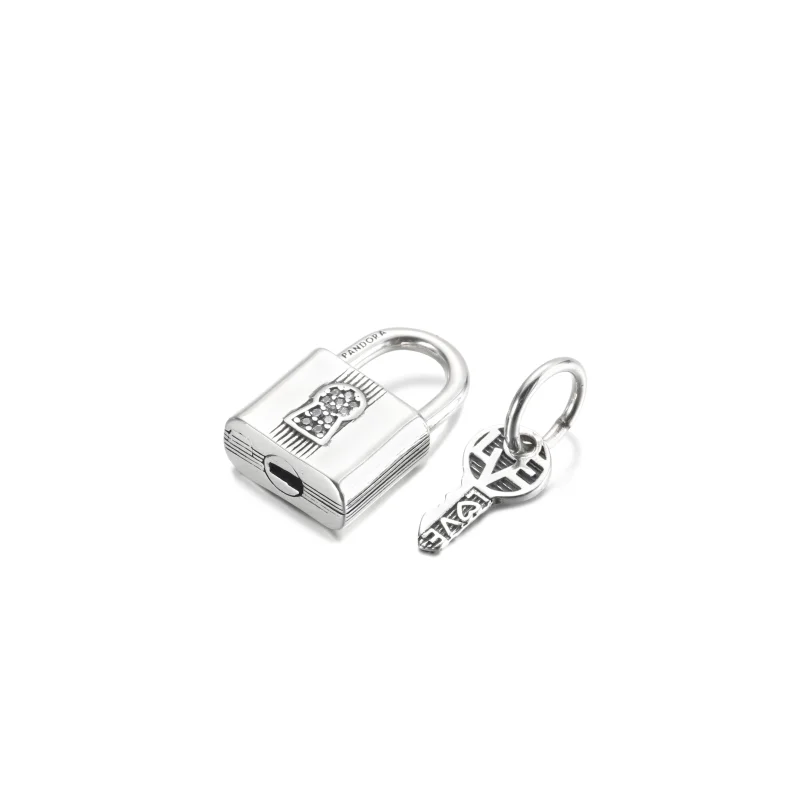(obrázek pro) PANDORA Visací přívěsek Visací zámek s klíčem - 790088C01 - Zobrazit 2