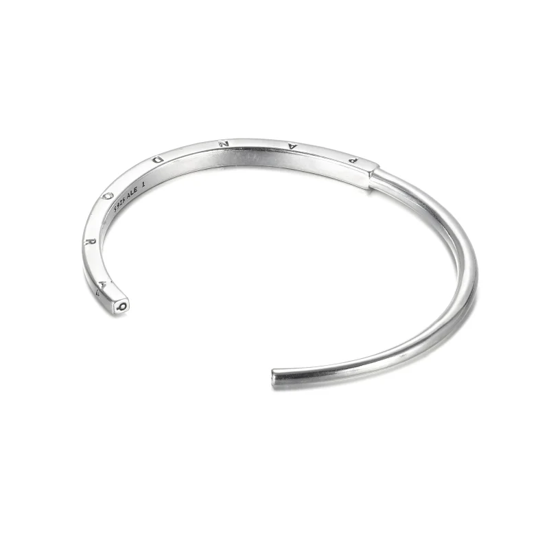 (obrázek pro) Pevný náramek s I-D profilem a logem Pandora - 599493C00 - Zobrazit 2