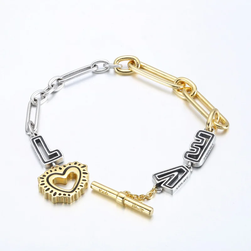 (obrázek pro) Keith Haring x Pandora dvoubarevný náramek Love Links - 562223C01 - Zobrazit 2