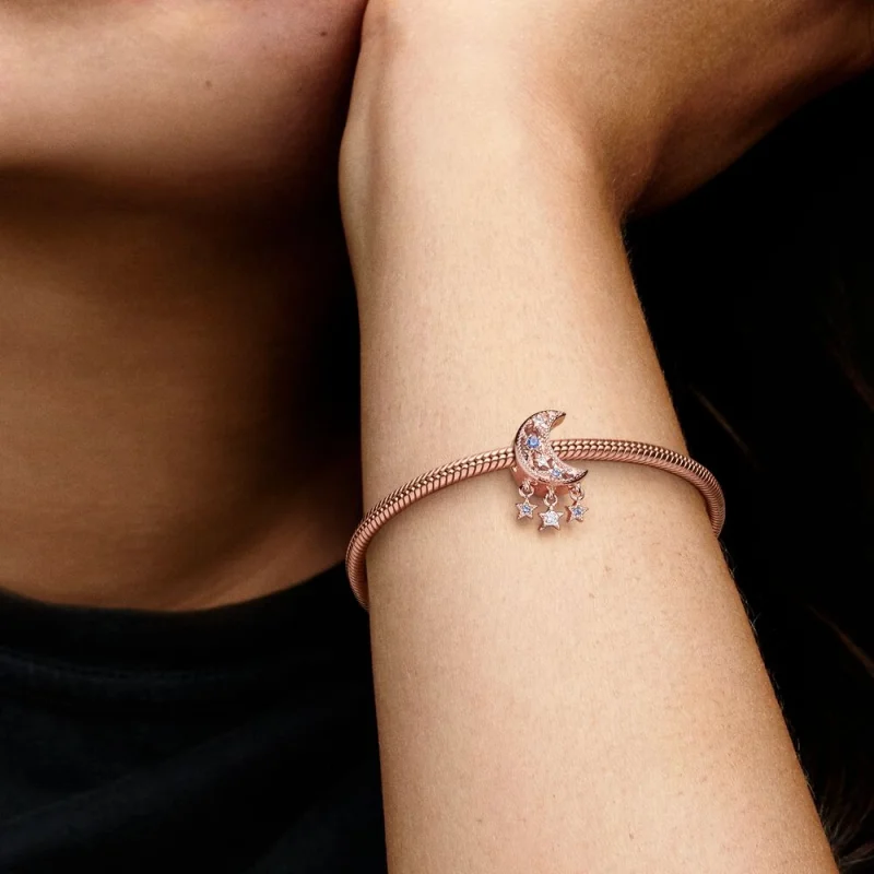 (obrázek pro) PANDORA amulet s hvězdou a půlměsícem - 789643C01 - Zobrazit 3