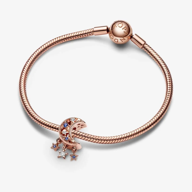(obrázek pro) PANDORA amulet s hvězdou a půlměsícem - 789643C01 - Zobrazit 4