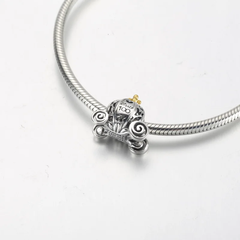(obrázek pro) PANDORA Disney 100. výročí amulet Popelčin zázračný kočár - 792553C01 - Zobrazit 8