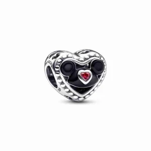 (obrázek pro) PANDORA Disney Parks Mickey Mouse ušáček a přívěsek se zámkem - 792276C01