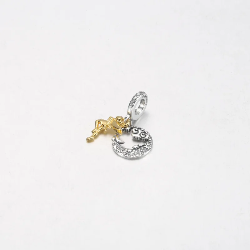 (obrázek pro) PANDORA Disney Tinker Bell Noční zářivý přívěsek se zvoncem - 762517C01 - Zobrazit 5