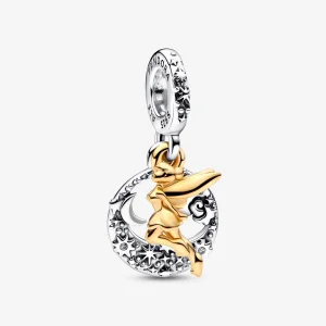 (obrázek pro) PANDORA Disney Tinker Bell Noční zářivý přívěsek se zvoncem - 762517C01
