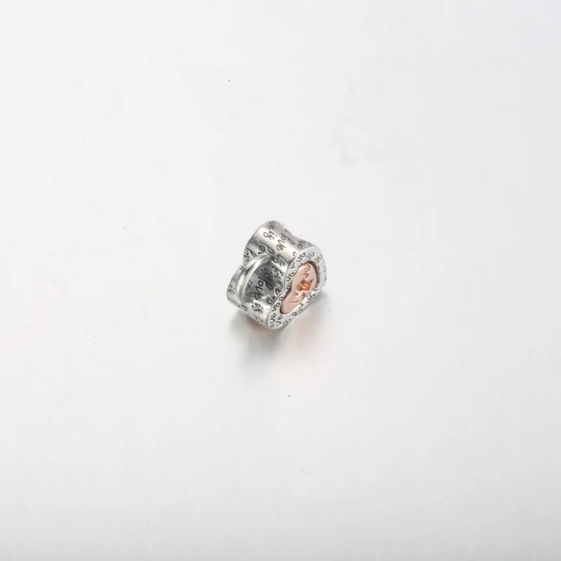 (obrázek pro) PANDORA Dvoubarevný přívěsek se zámekem ve tvaru srdce - 782505C00 - Zobrazit 11