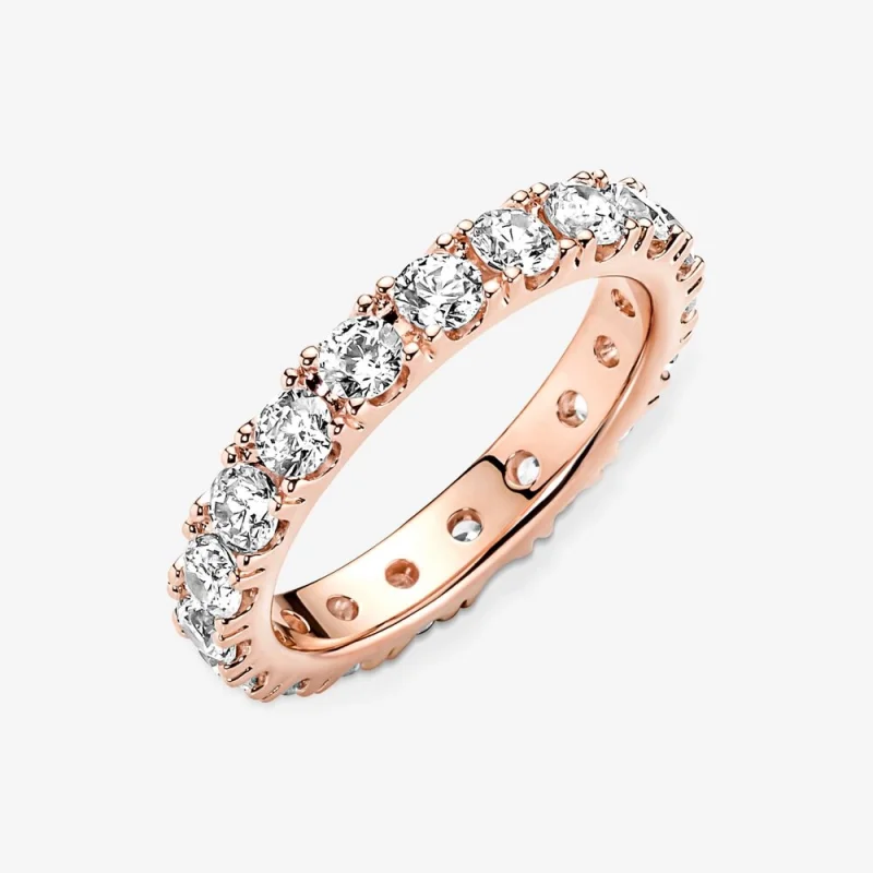 (obrázek pro) PANDORA Jiskřivý řádek eternity prsten - 180050C01 - Zobrazit 4