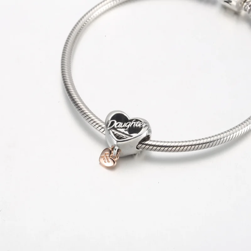 (obrázek pro) PANDORA Love You Daughter Heart Charm - 782327C00 - Zobrazit 7