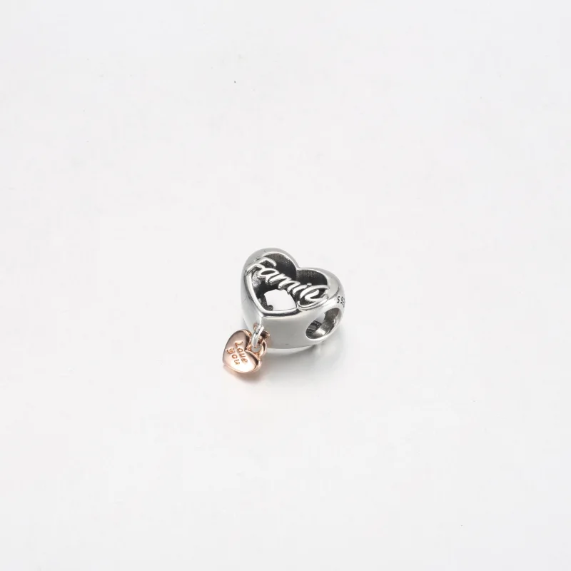 (obrázek pro) PANDORA Love You Family Heart Charm - 782326C00 - Zobrazit 8