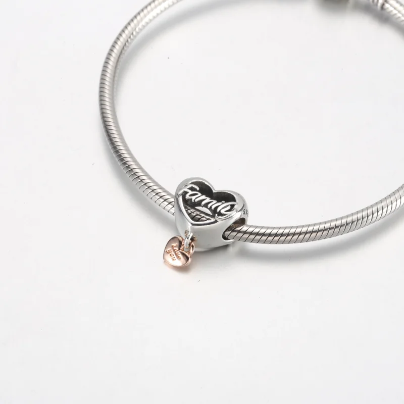 (obrázek pro) PANDORA Love You Family Heart Charm - 782326C00 - Zobrazit 10