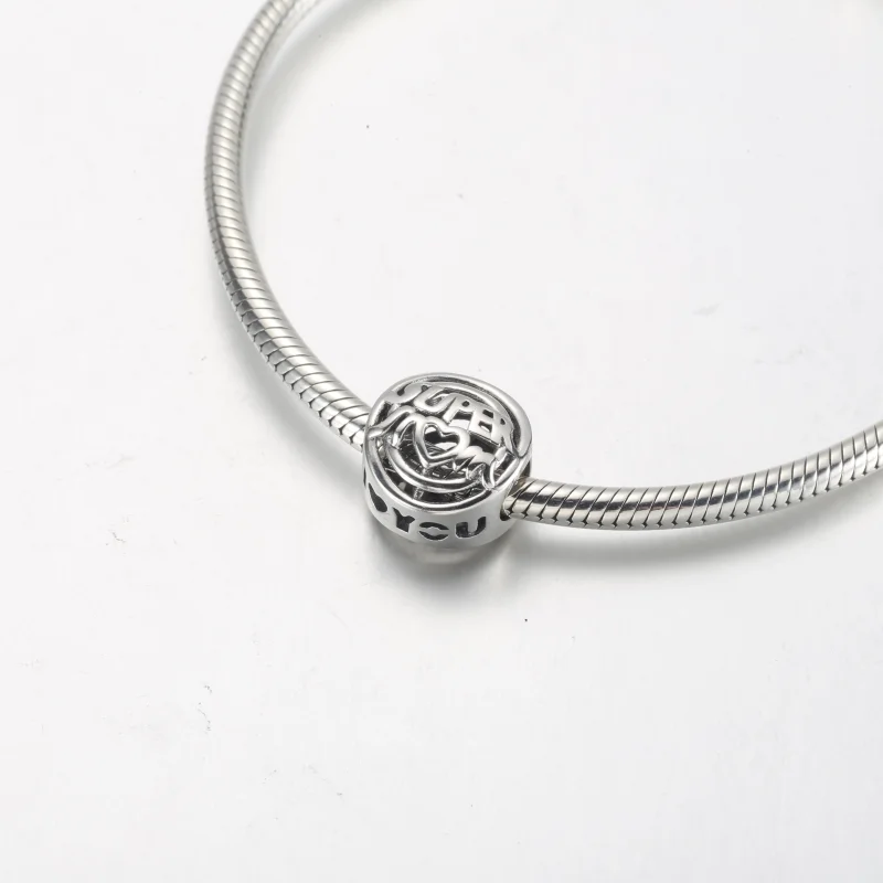 (obrázek pro) PANDORA Maminka Hrdinka Charm se otevřeným vzorem - 792644C00 - Zobrazit 9