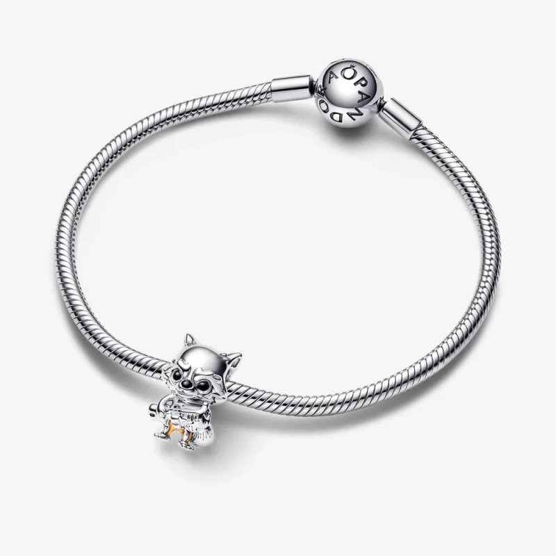 (obrázek pro) PANDORA Marvel Strážci Galaxie Rocket Raccoon Charm - 792563C01 - Zobrazit 4