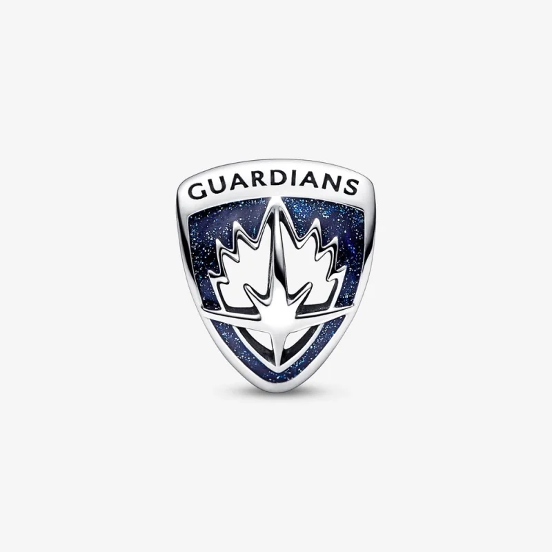 (obrázek pro) PANDORA Marvel Strážci Galaxie Rocket Raccoon & Groot Emblem Charm - 792565C01 - Zobrazit 4