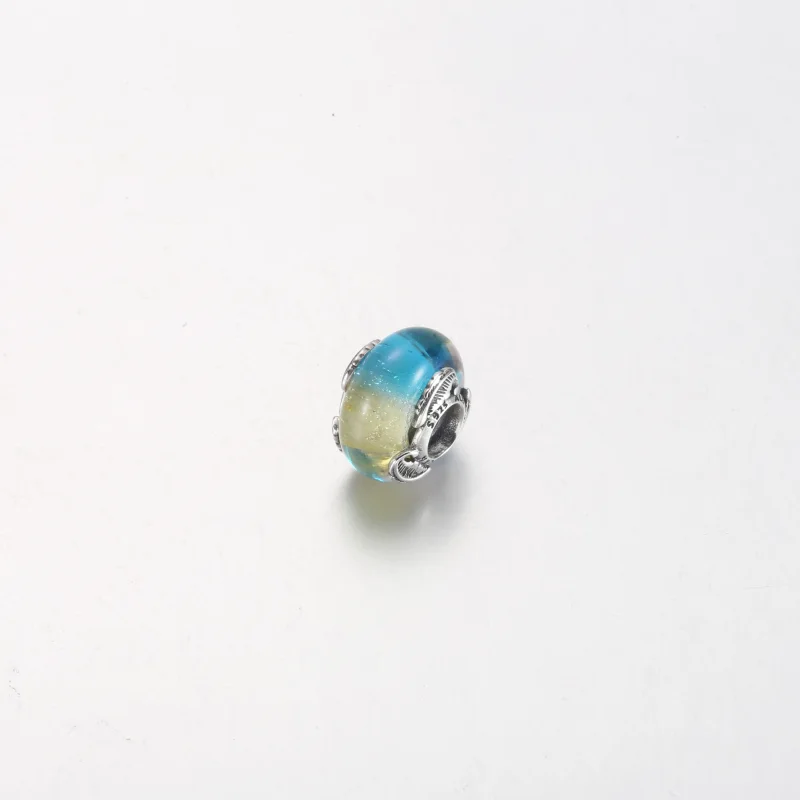 (obrázek pro) PANDORA Multicolour Murano Skleněný & Zakřivený Peří Amulet - 792577C00 - Zobrazit 5