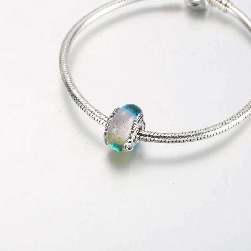 (obrázek pro) PANDORA Multicolour Murano Skleněný & Zakřivený Peří Amulet - 792577C00 - Zobrazit 12