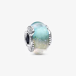 (obrázek pro) PANDORA Multicolour Murano Skleněný & Zakřivený Peří Amulet - 792577C00