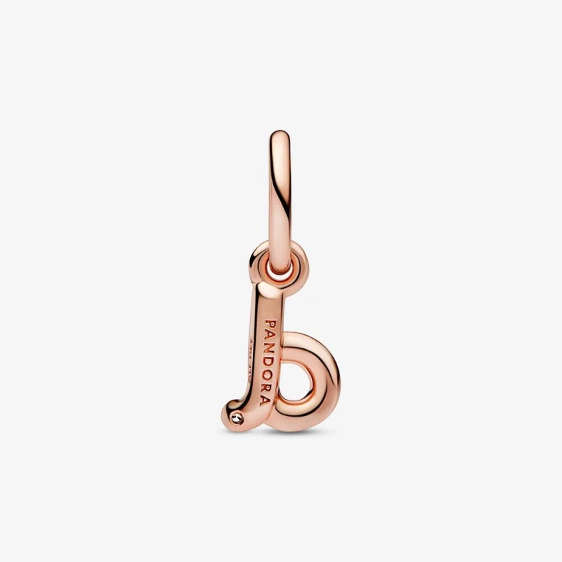 (obrázek pro) PANDORA Písmeno D Script Abeceda Dangle Charm - 782534C01 - Zobrazit 3