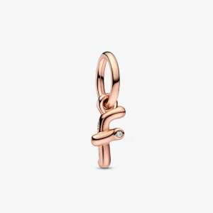 (obrázek pro) PANDORA Písmeno F Script Abeceda Dangle Charm - 782532C01