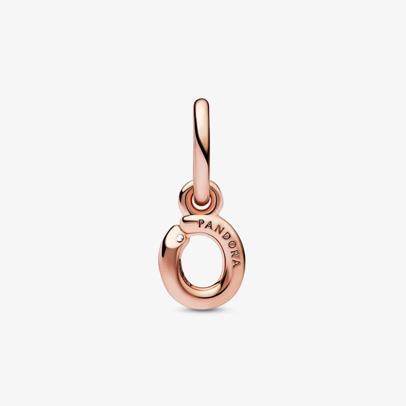 (obrázek pro) PANDORA Písmeno O Skriptový Dangle Charm - 782468C01 - Zobrazit 3