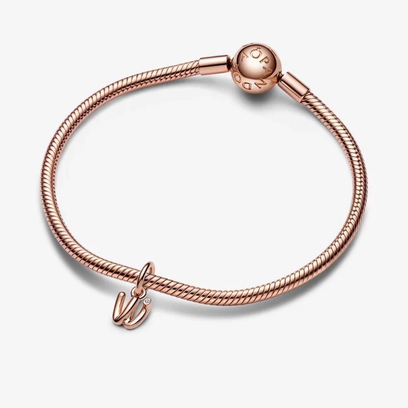 (obrázek pro) PANDORA Písmeno W Svazek Abecedy Návěs Charm - 782481C01 - Zobrazit 4