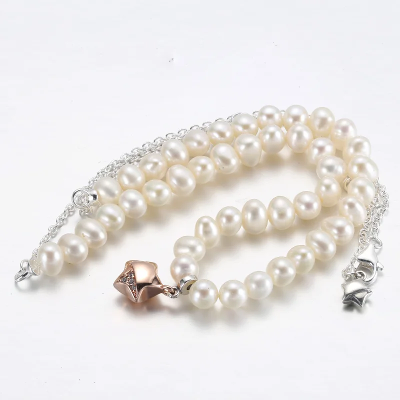 (obrázek pro) PANDORA Růžový zlatý náhrdelník Lucky Star - 382489C01-45 - Zobrazit 10