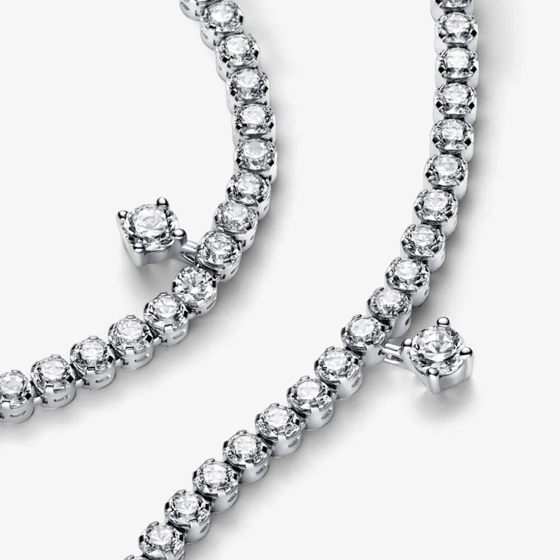 (obrázek pro) PANDORA Skvěle se třpytící tenisový náramek Sparkling Drops - 592401C01 - Zobrazit 4