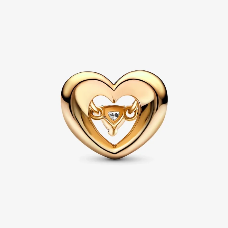 (obrázek pro) PANDORA Zářivé srdce a plující kámen talisman - 762493C01 - Zobrazit 3